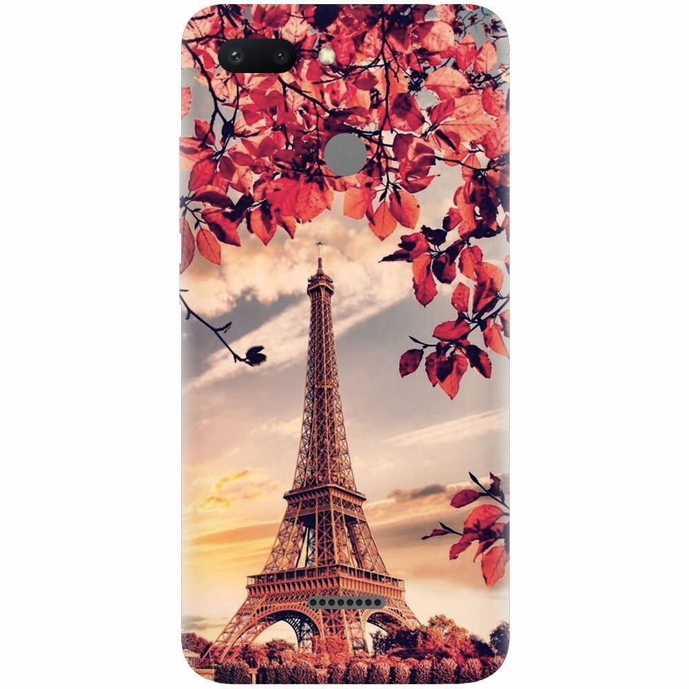 Husa silicon pentru Xiaomi Redmi 6, Eifel Tower