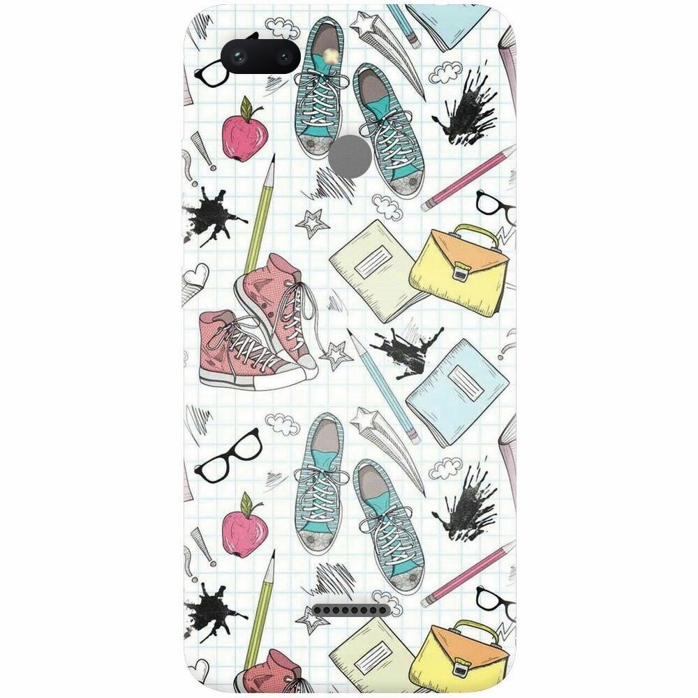 Husa silicon pentru Xiaomi Redmi 6, School