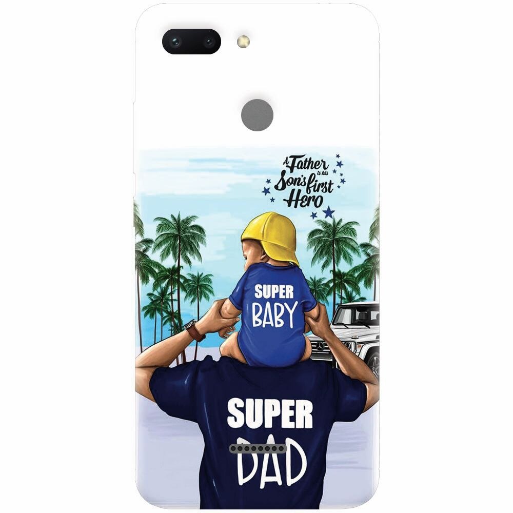 Husa silicon pentru Xiaomi Redmi 6, Super Dad