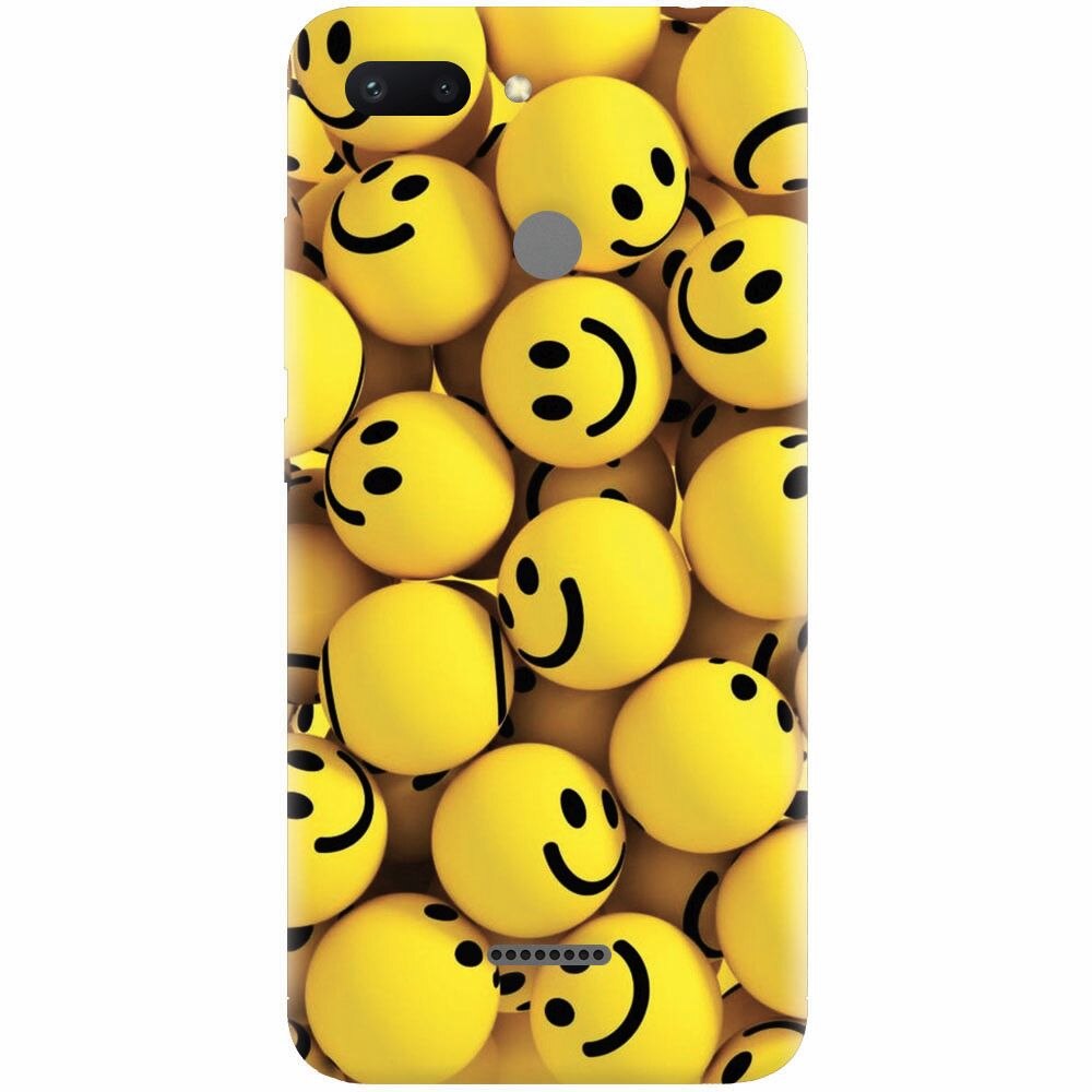 Husa silicon pentru Xiaomi Redmi 6, Smiles 002