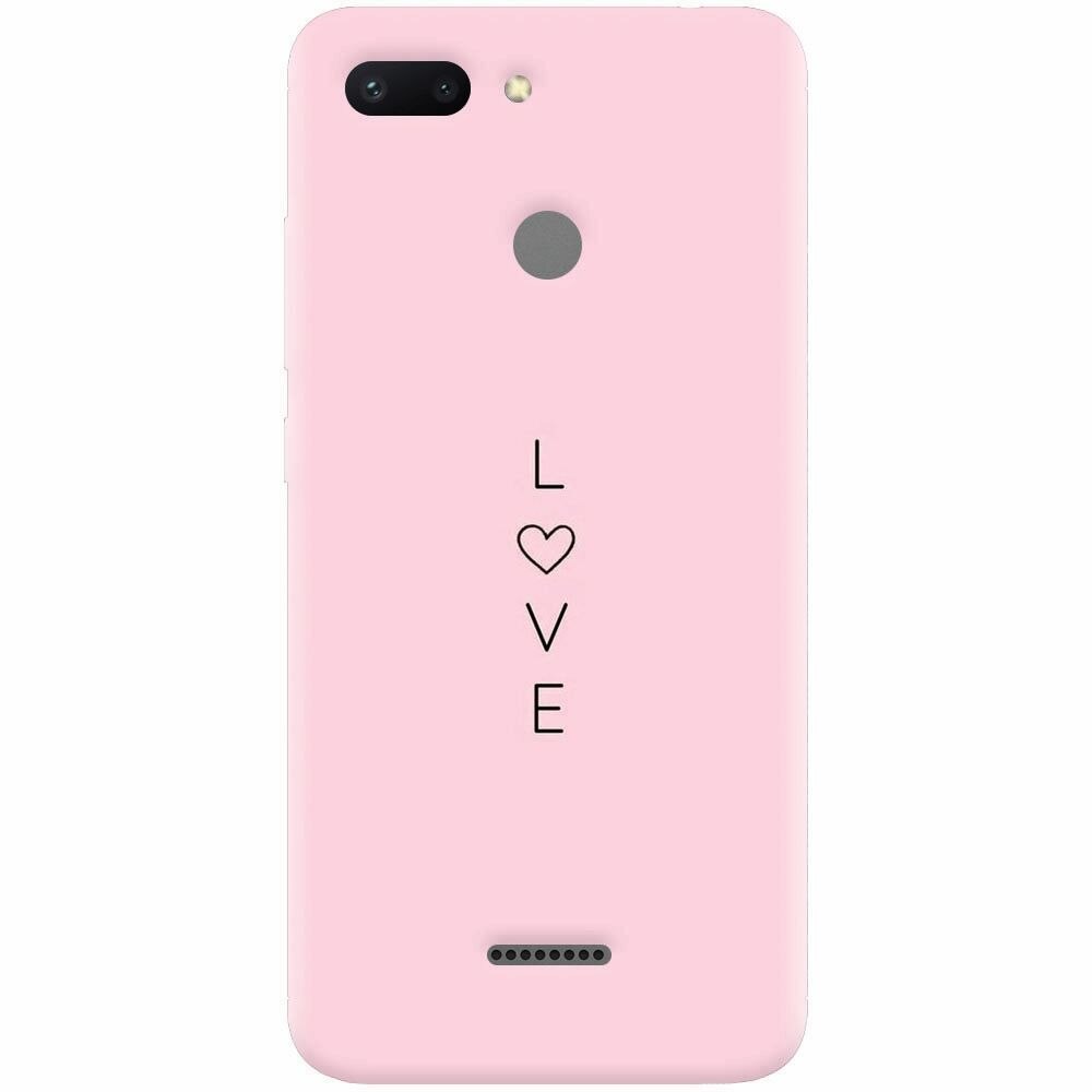 Husa silicon pentru Xiaomi Redmi 6, Love