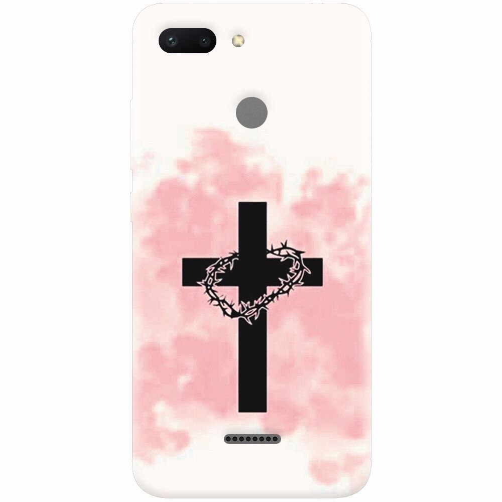 Husa silicon pentru Xiaomi Redmi 6, Cross
