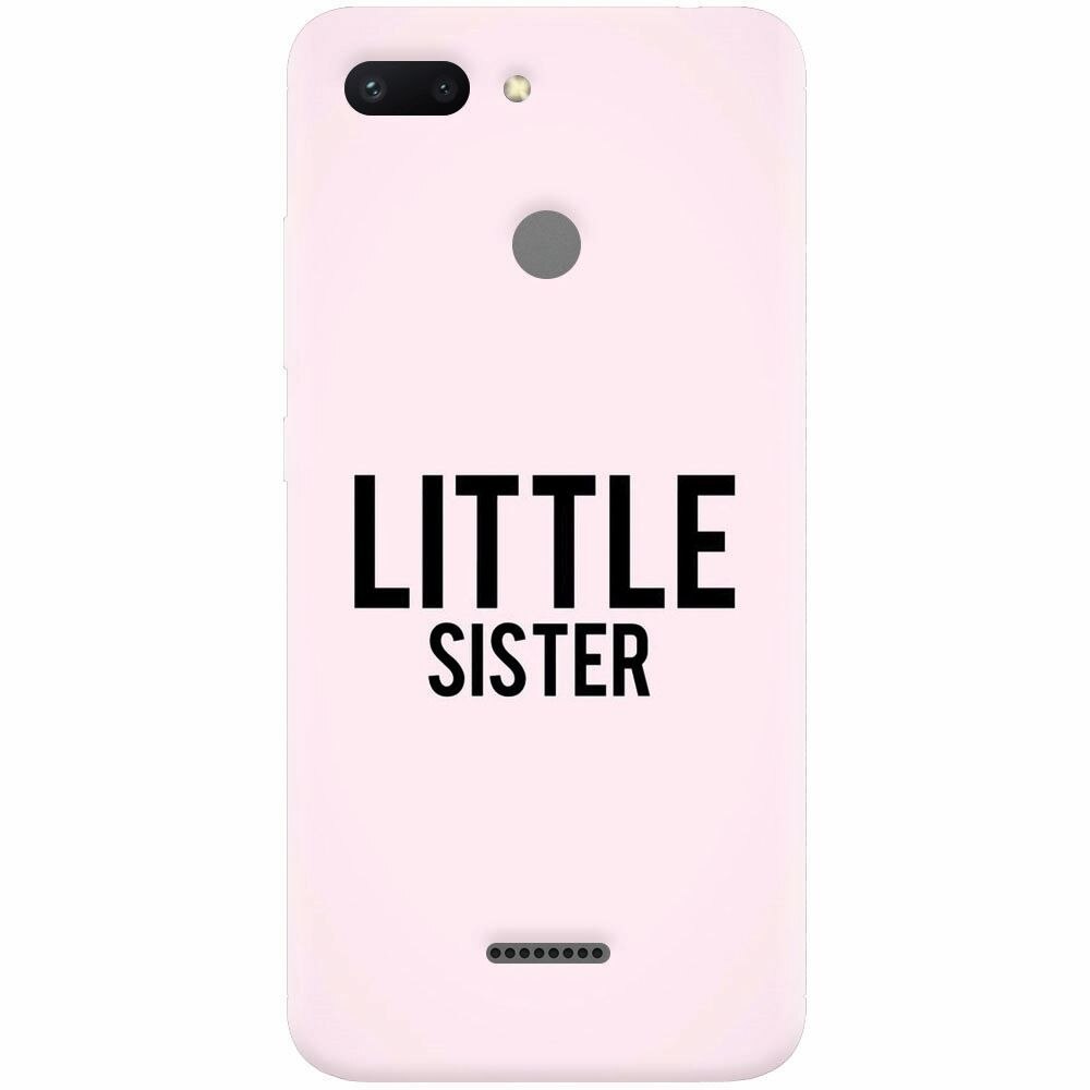 Husa silicon pentru Xiaomi Redmi 6, Little Sister