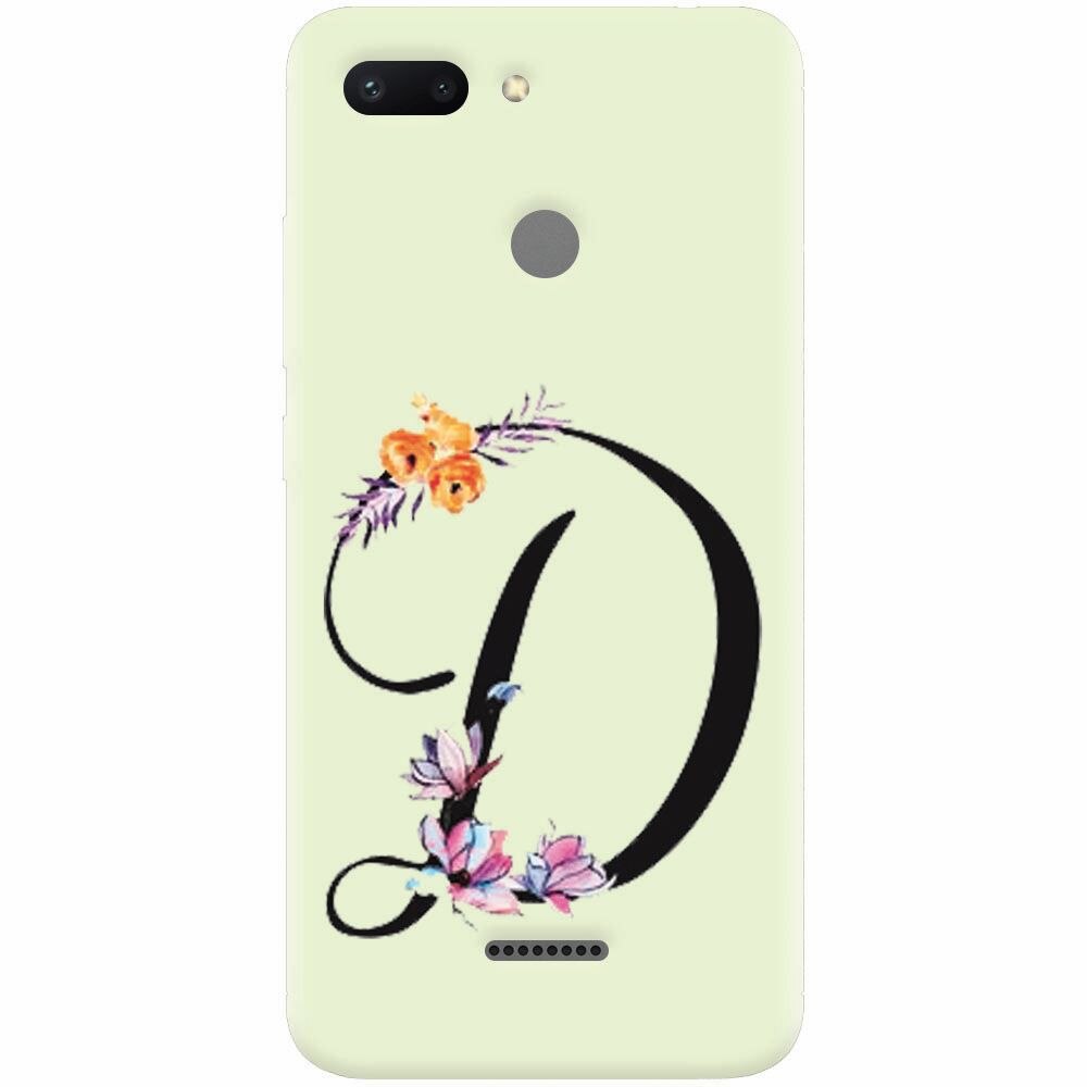 Husa silicon pentru Xiaomi Redmi 6, Litera D
