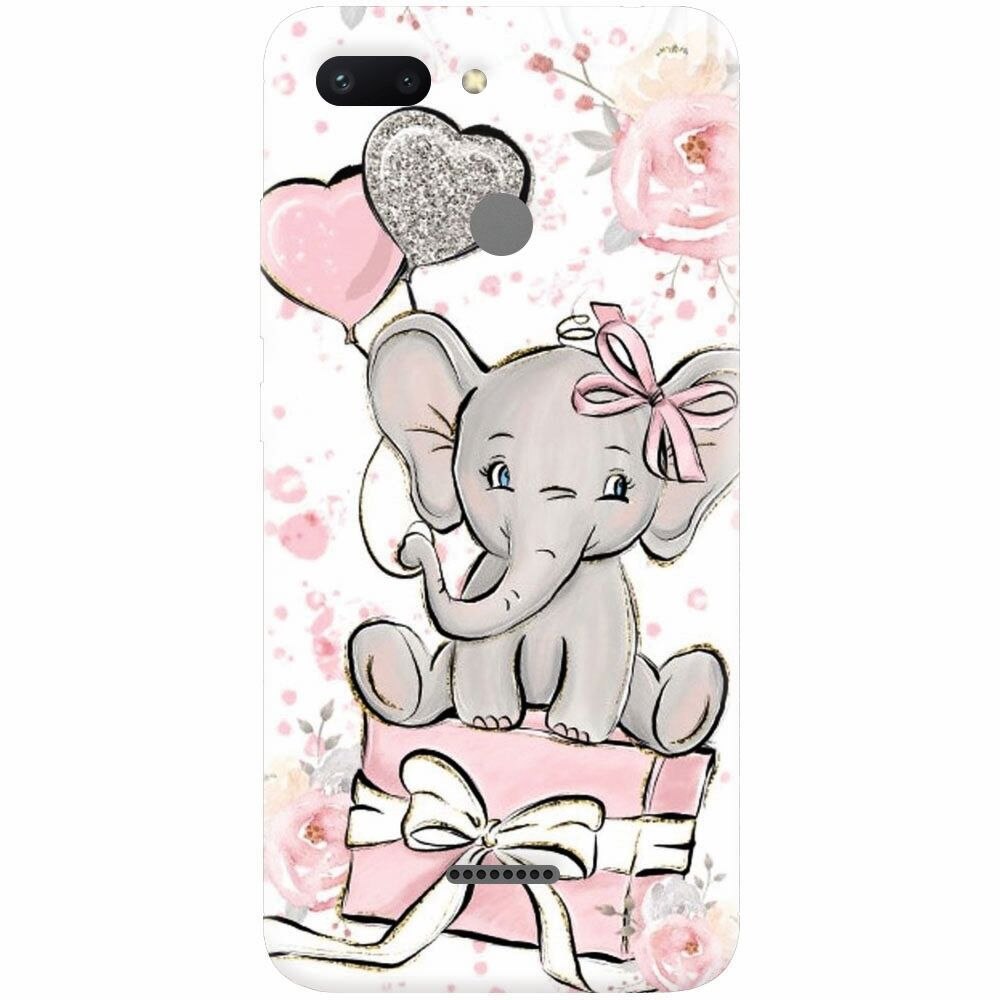 Husa silicon pentru Xiaomi Redmi 6, Elefant
