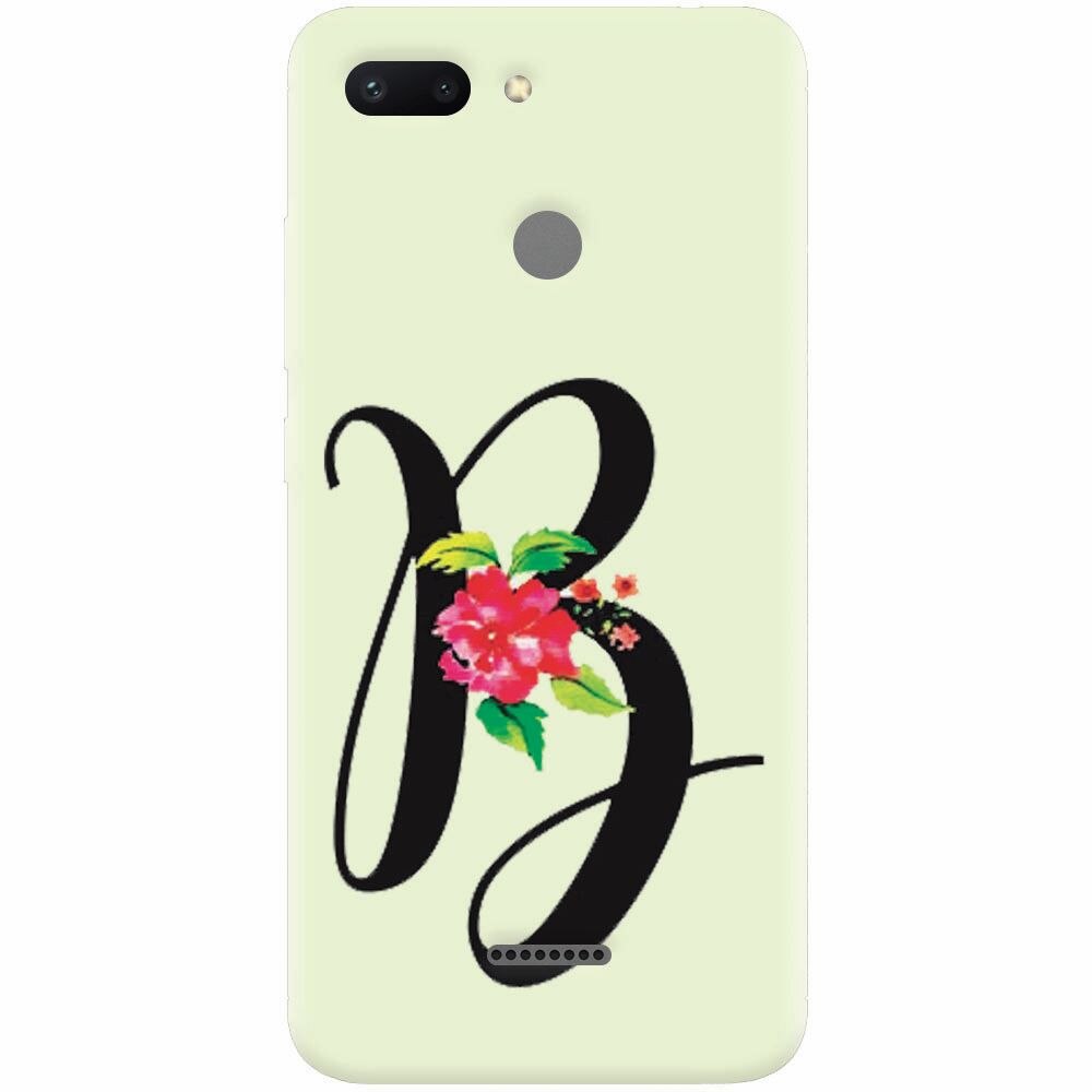 Husa silicon pentru Xiaomi Redmi 6, Litera B