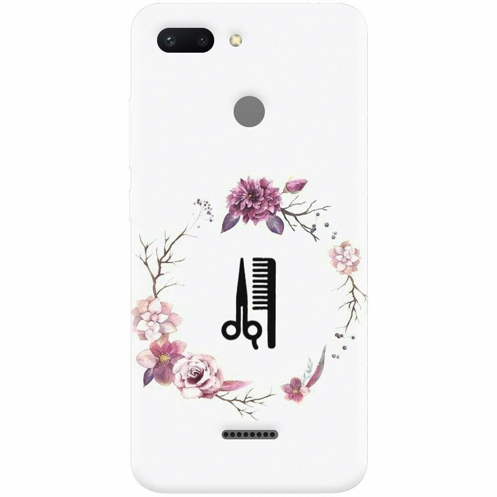 Husa silicon pentru Xiaomi Redmi 6, Icon Barber