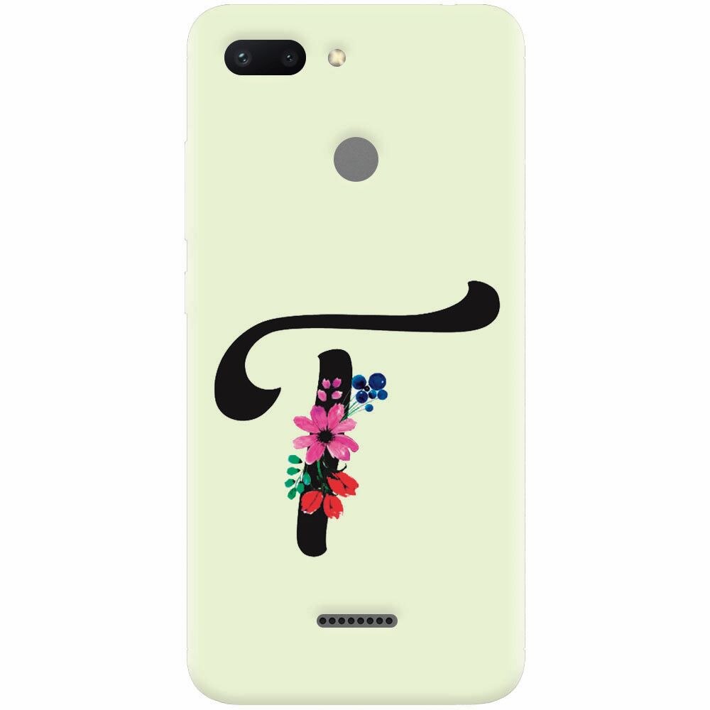 Husa silicon pentru Xiaomi Redmi 6, Litera T