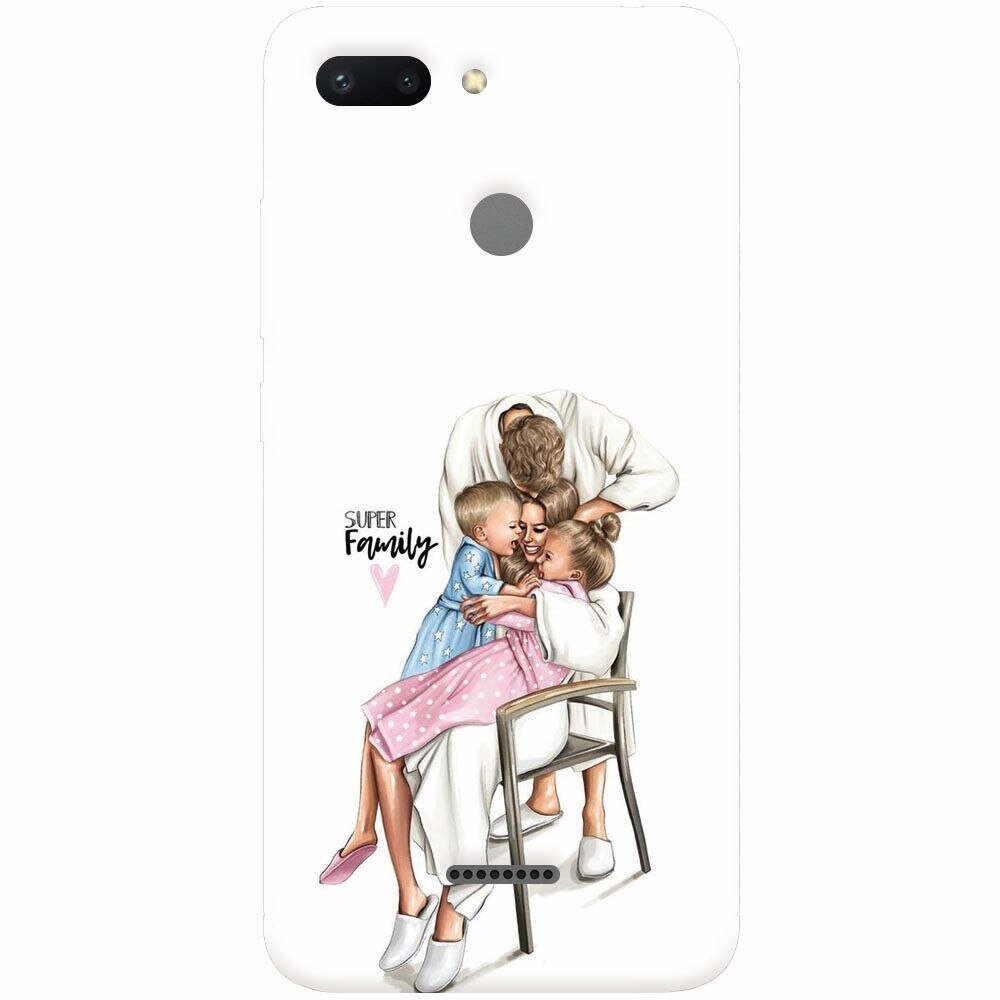 Husa silicon pentru Xiaomi Redmi 6, Super Family