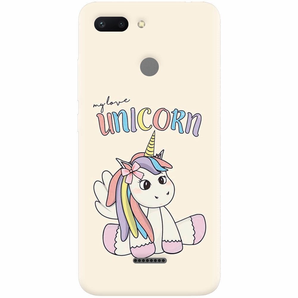 Husa silicon pentru Xiaomi Redmi 6, My Love Unicorn