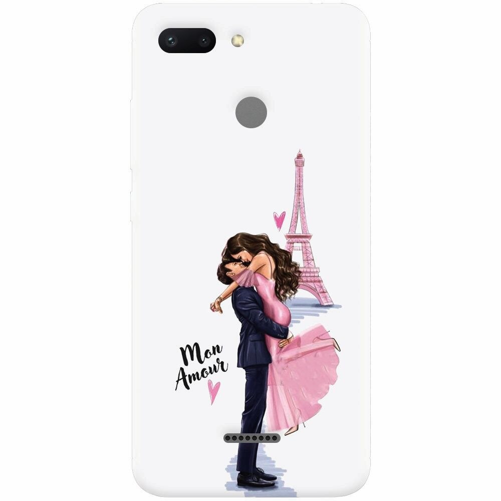 Husa silicon pentru Xiaomi Redmi 6, Paris Love Mon Amour