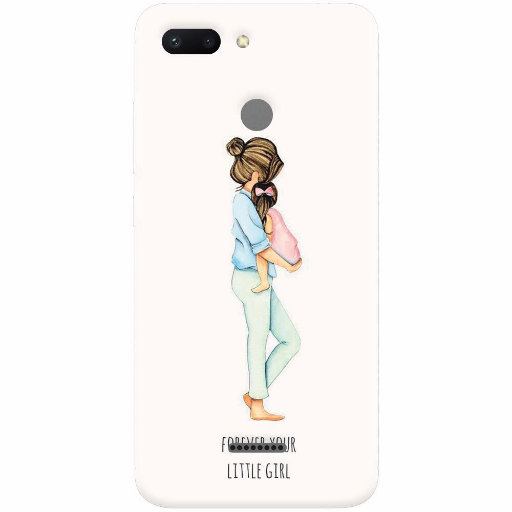 Husa silicon pentru Xiaomi Redmi 6, Forever Little Girl