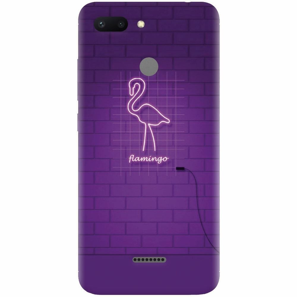 Husa silicon pentru Xiaomi Redmi 6, Light Flamingo