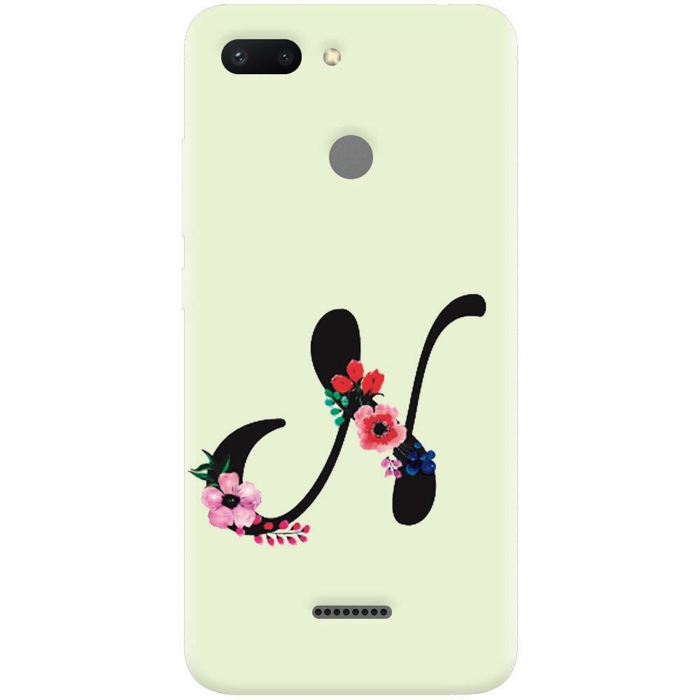Husa silicon pentru Xiaomi Redmi 6, Litera N