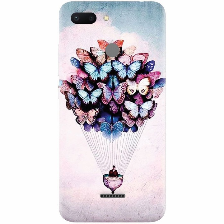Силиконов кейс за Xiaomi Redmi 6, Butterfly Balloon