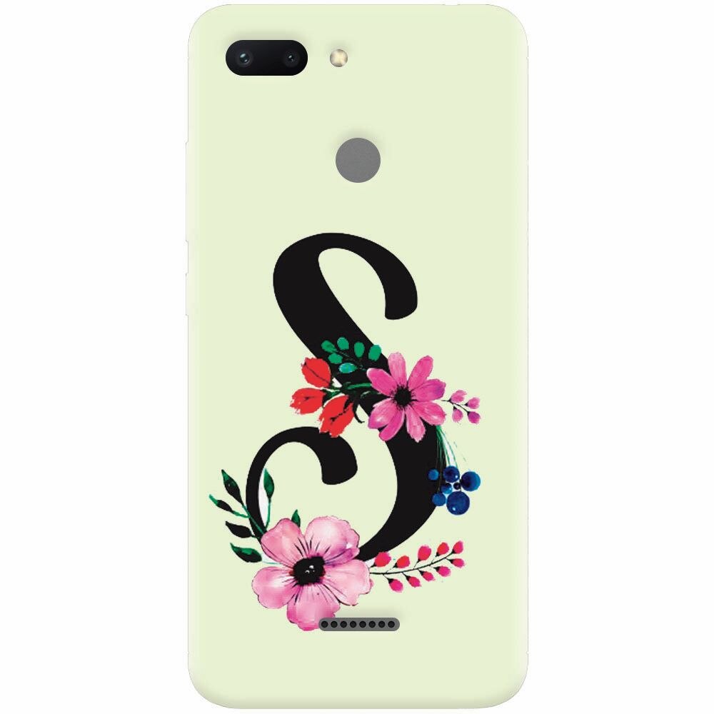 Husa silicon pentru Xiaomi Redmi 6, Litera S