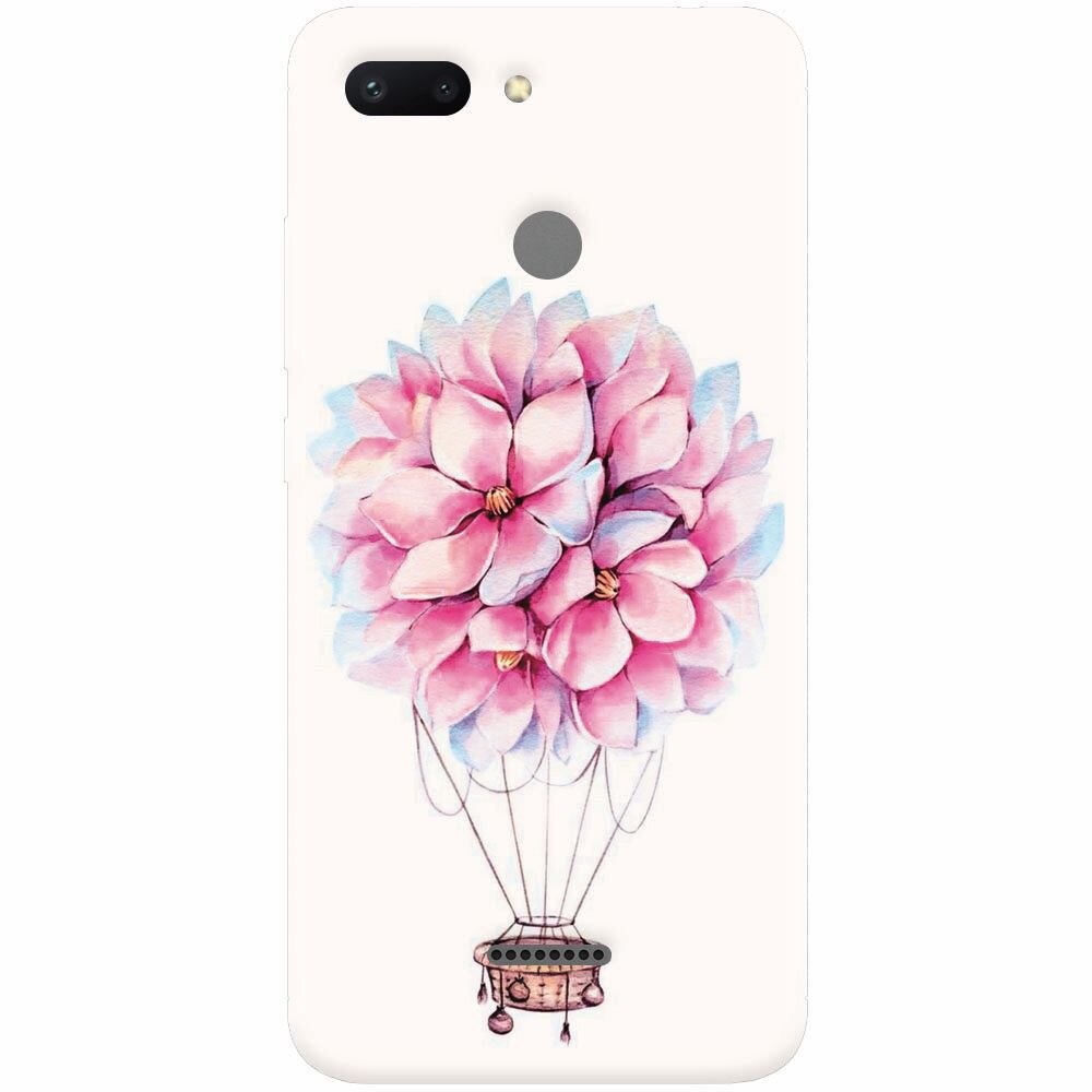 Husa silicon pentru Xiaomi Redmi 6, Flower Baloon