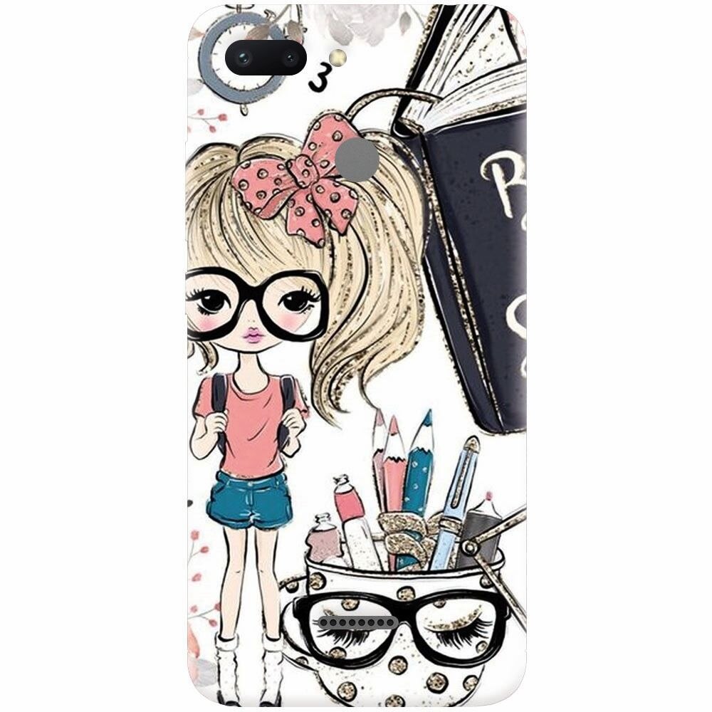 Husa silicon pentru Xiaomi Redmi 6, School Girl