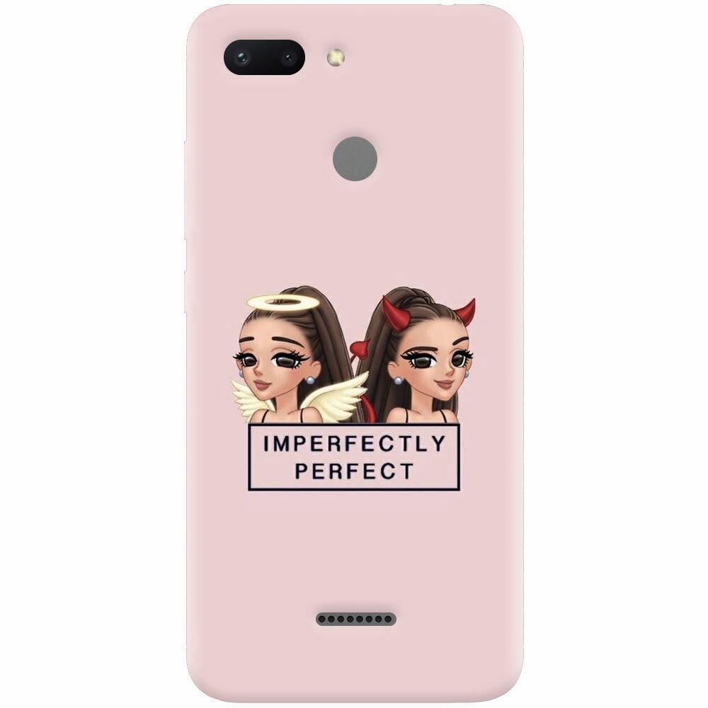 Husa silicon pentru Xiaomi Redmi 6, Imperfectly Perfect Pink