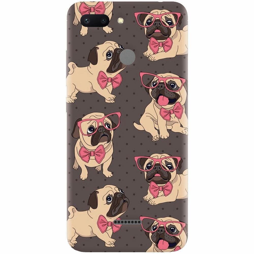 Husa silicon pentru Xiaomi Redmi 6, Pretty Puppy