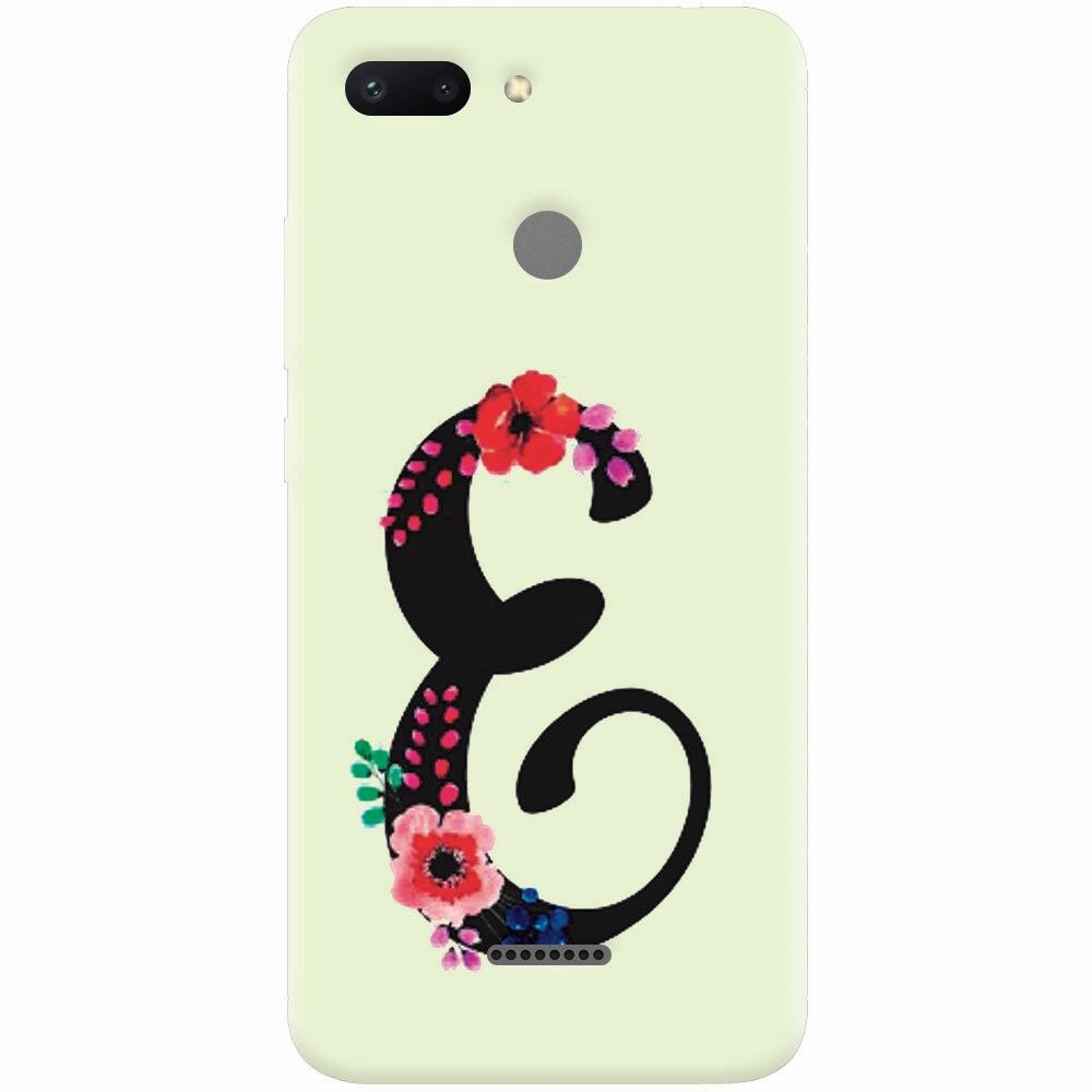 Husa silicon pentru Xiaomi Redmi 6, Litera E