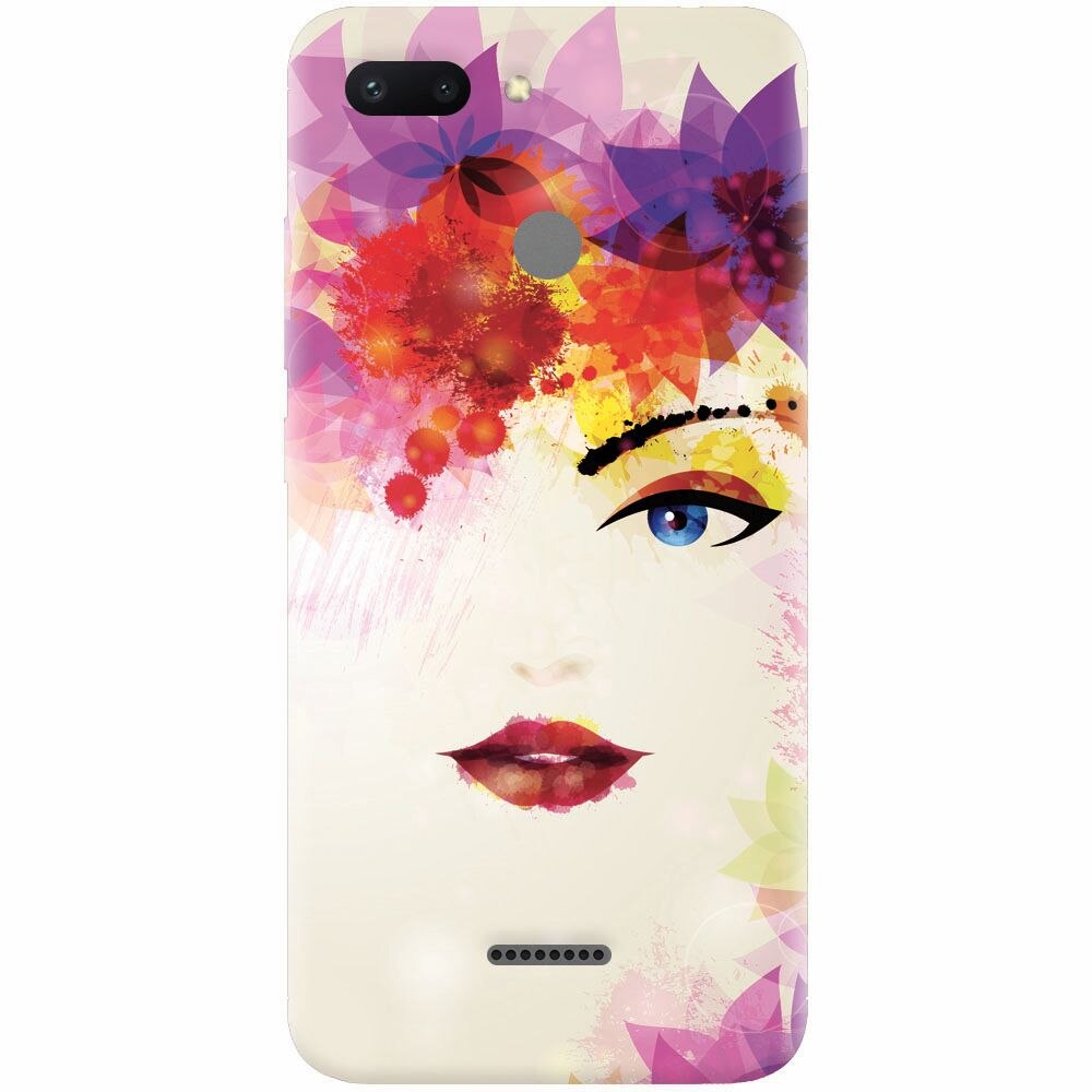 Husa silicon pentru Xiaomi Redmi 6, Pretty Face