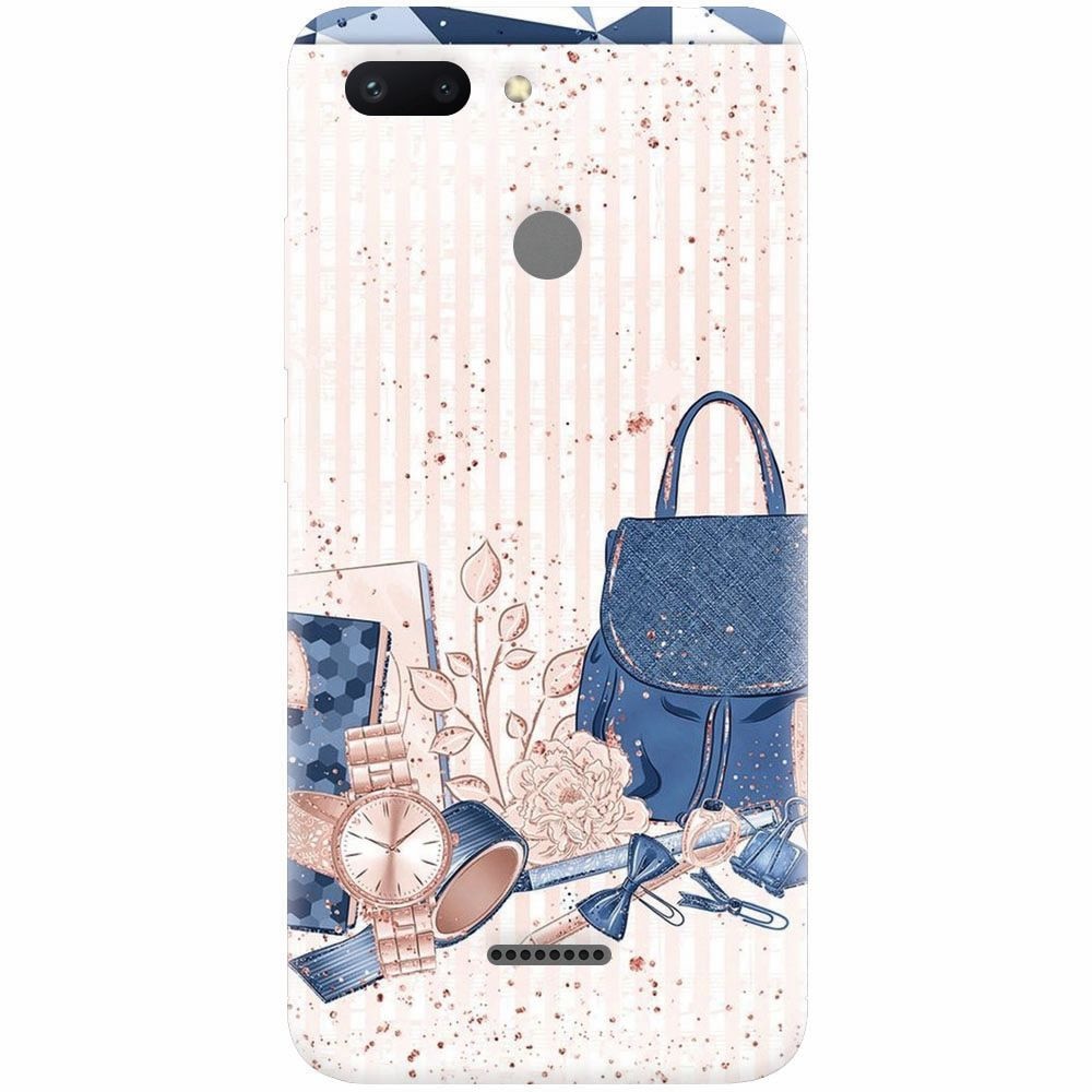Husa silicon pentru Xiaomi Redmi 6, Girl Accesories