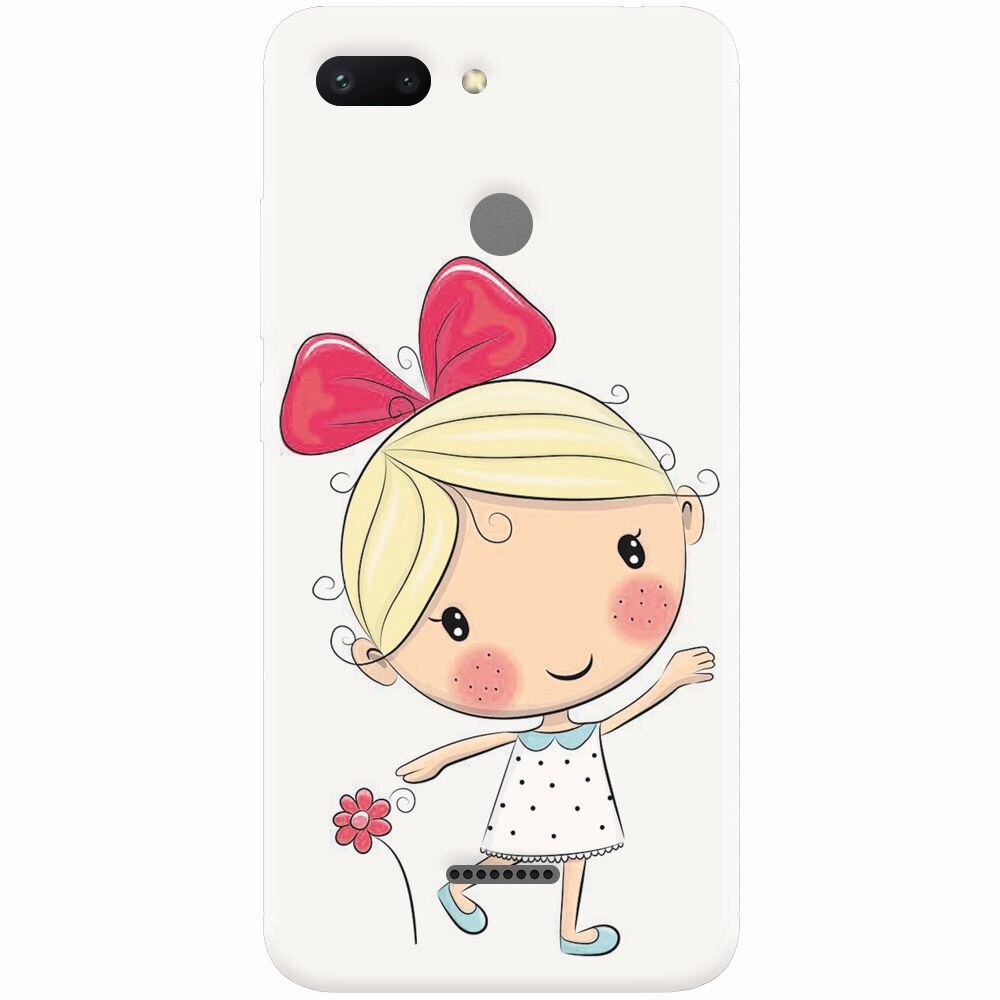 Husa silicon pentru Xiaomi Redmi 6, Fetita