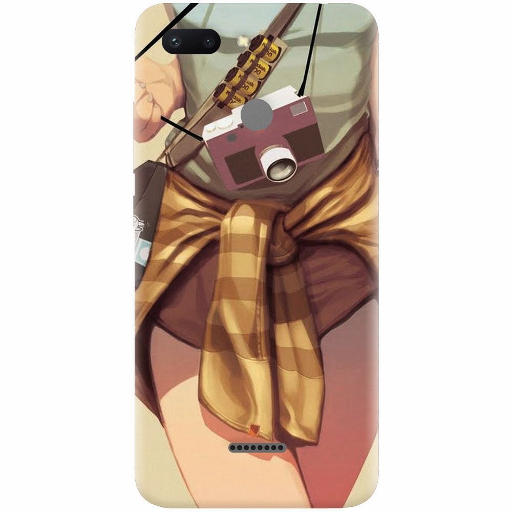 Husa silicon pentru Xiaomi Redmi 6, Photograph Girl