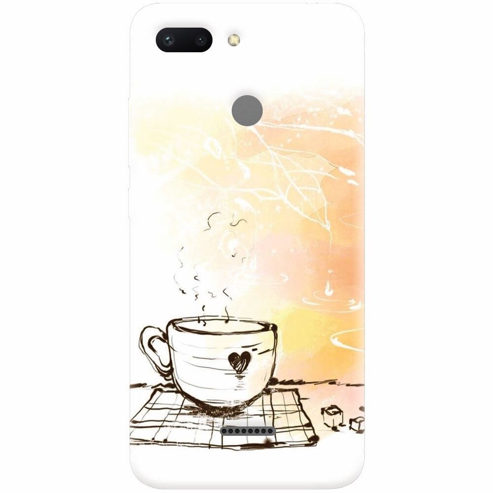 Husa silicon pentru Xiaomi Redmi 6, Coffe Love