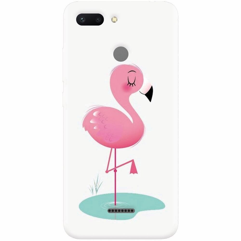 Husa silicon pentru Xiaomi Redmi 6, Flamingo Pink