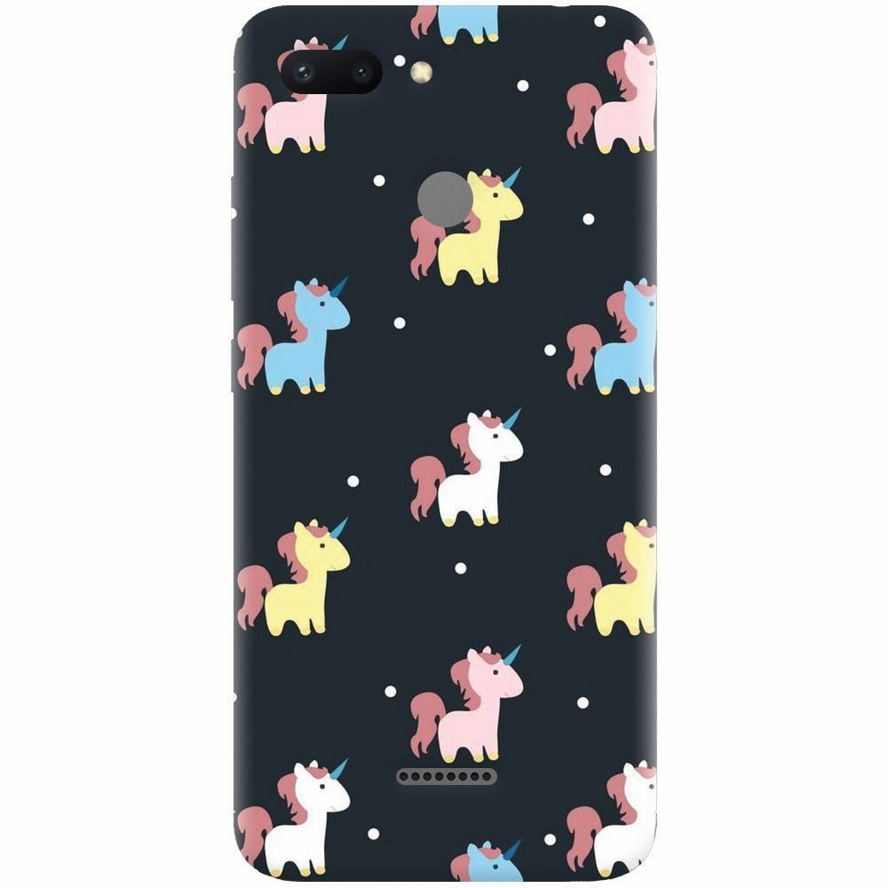 Husa silicon pentru Xiaomi Redmi 6, Unicorns