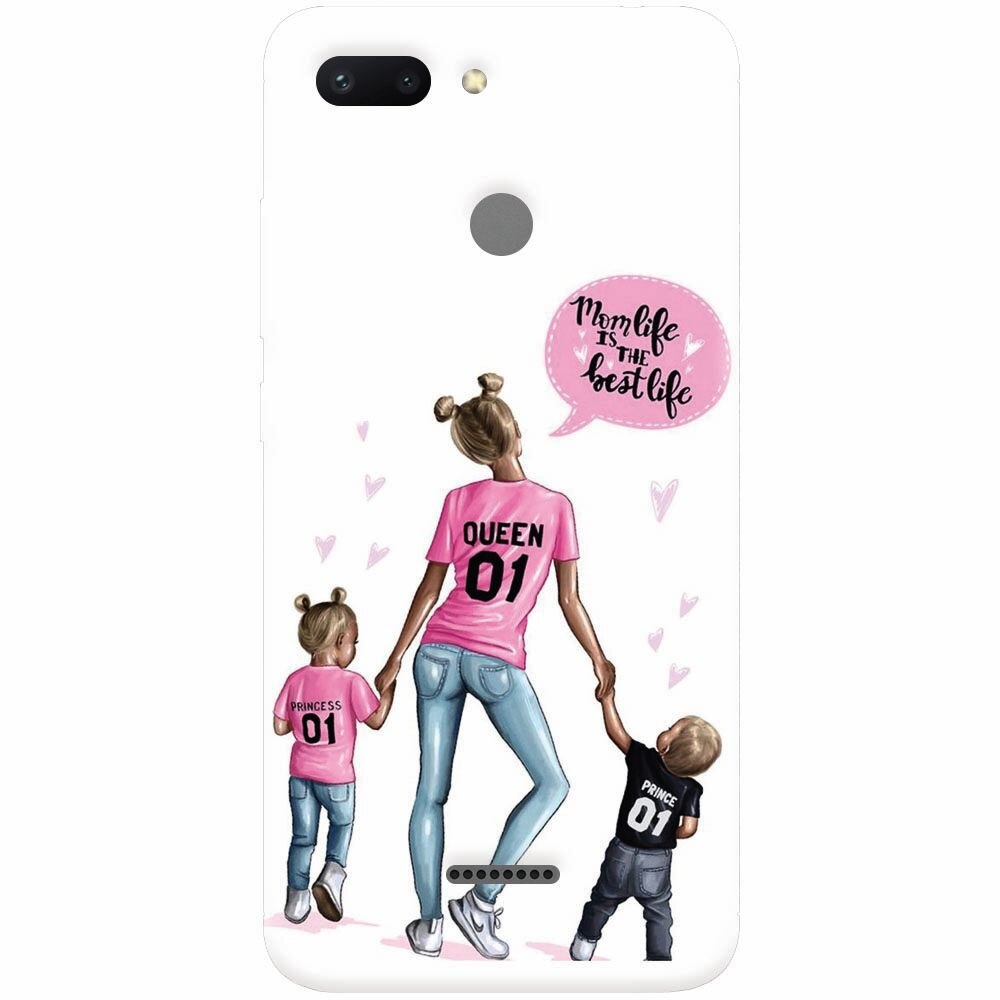 Husa silicon pentru Xiaomi Redmi 6, Mom Life