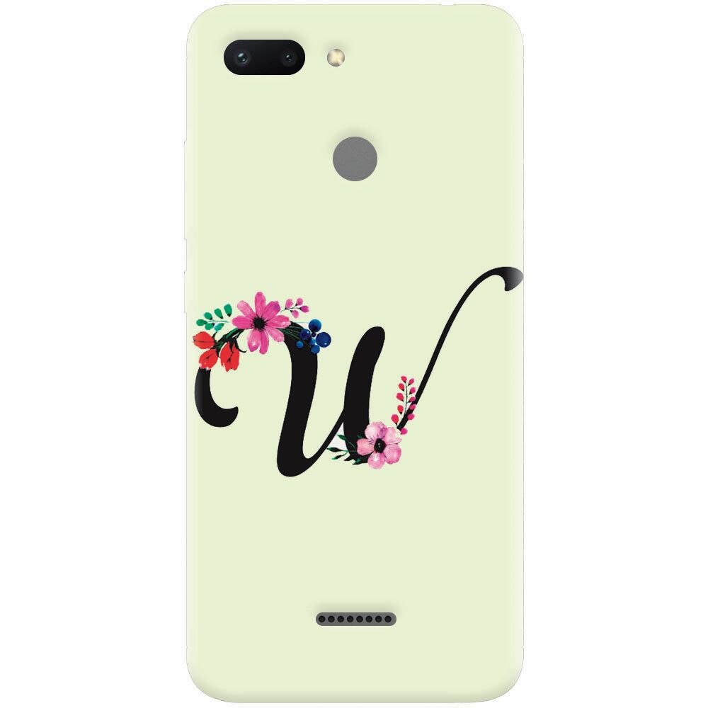 Husa silicon pentru Xiaomi Redmi 6, Litera W