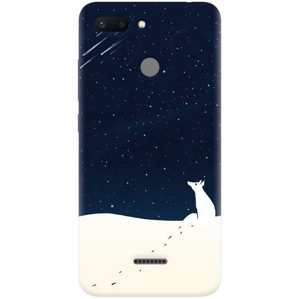 Husa silicon pentru Xiaomi Redmi 6, Winter Night