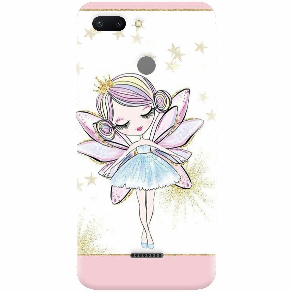 Husa silicon pentru Xiaomi Redmi 6, Fairy Girl