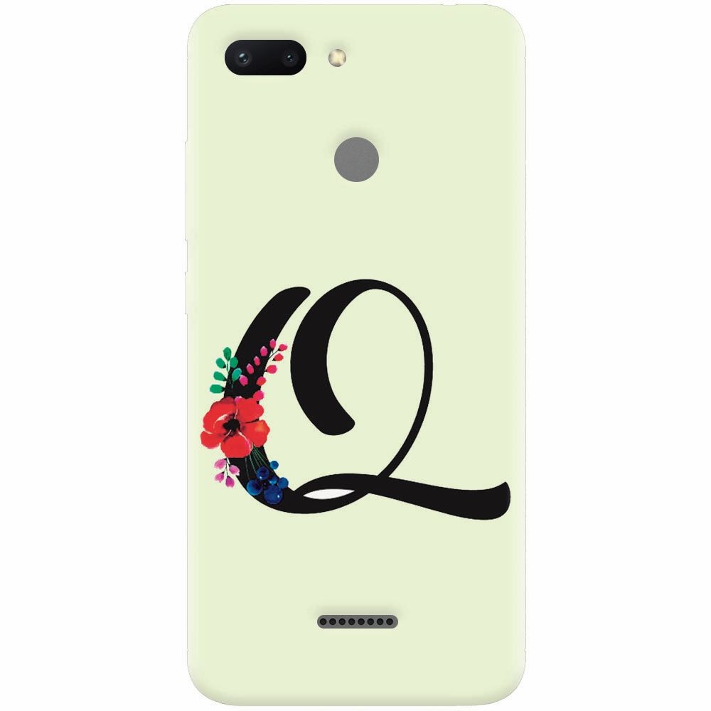 Husa silicon pentru Xiaomi Redmi 6, Litera Q