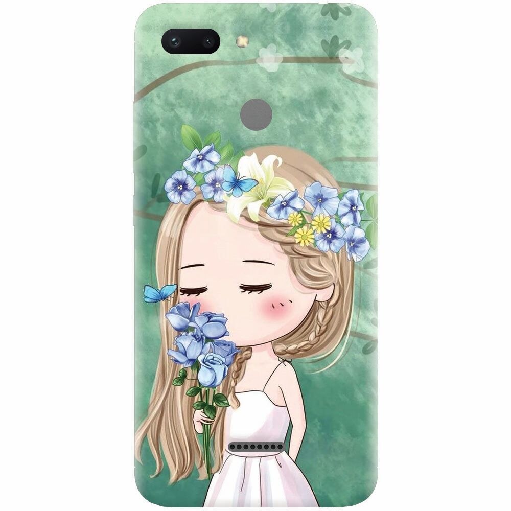 Husa silicon pentru Xiaomi Redmi 6, Girl
