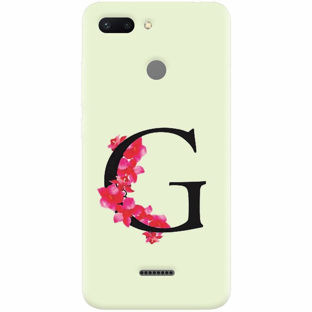 Husa silicon pentru Xiaomi Redmi 6, Litera G