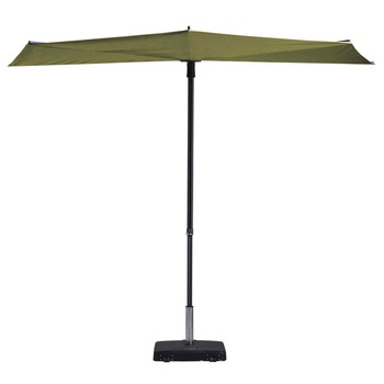 Umbrela de soare pentru balcon, Madison, Poliester/Otel, 270 x 150 x 240 cm, Verde Umbrela de soare pentru balcon, Madison, Poliester/Otel, 270 x 150 x 240 cm, Verde