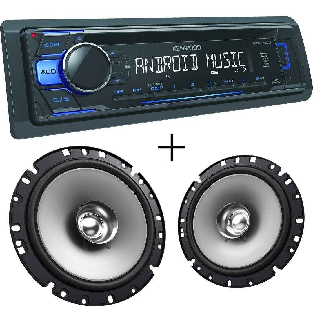 Пакет Kenwood KDC-110UB + KFC-S1756 - eMAG.bg