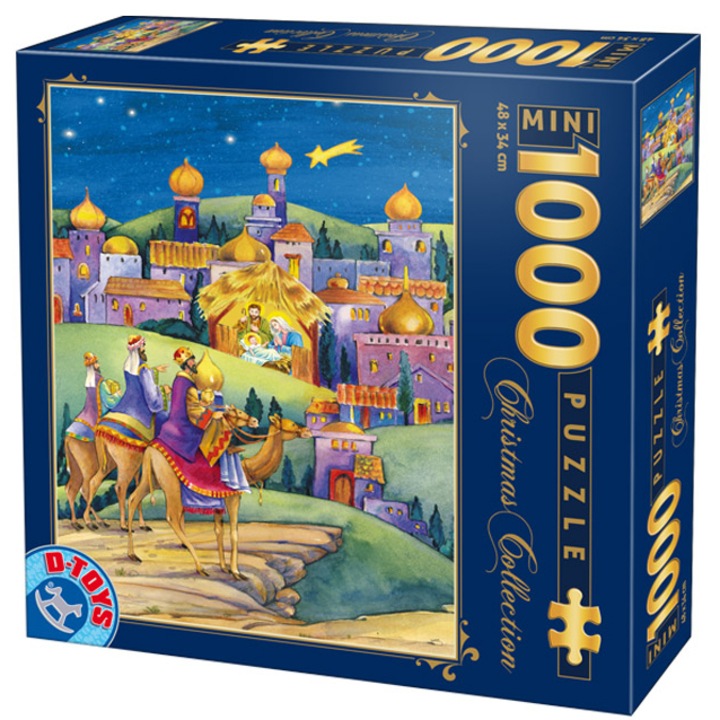 D-Toys Mini Puzzle, Karácsonyi kollekció, 1000 darab