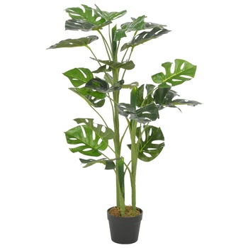 Planta artificiala vidaXL, Plastic, 100 cm, Verde Planta artificiala vidaXL, Plastic, 100 cm, Verde