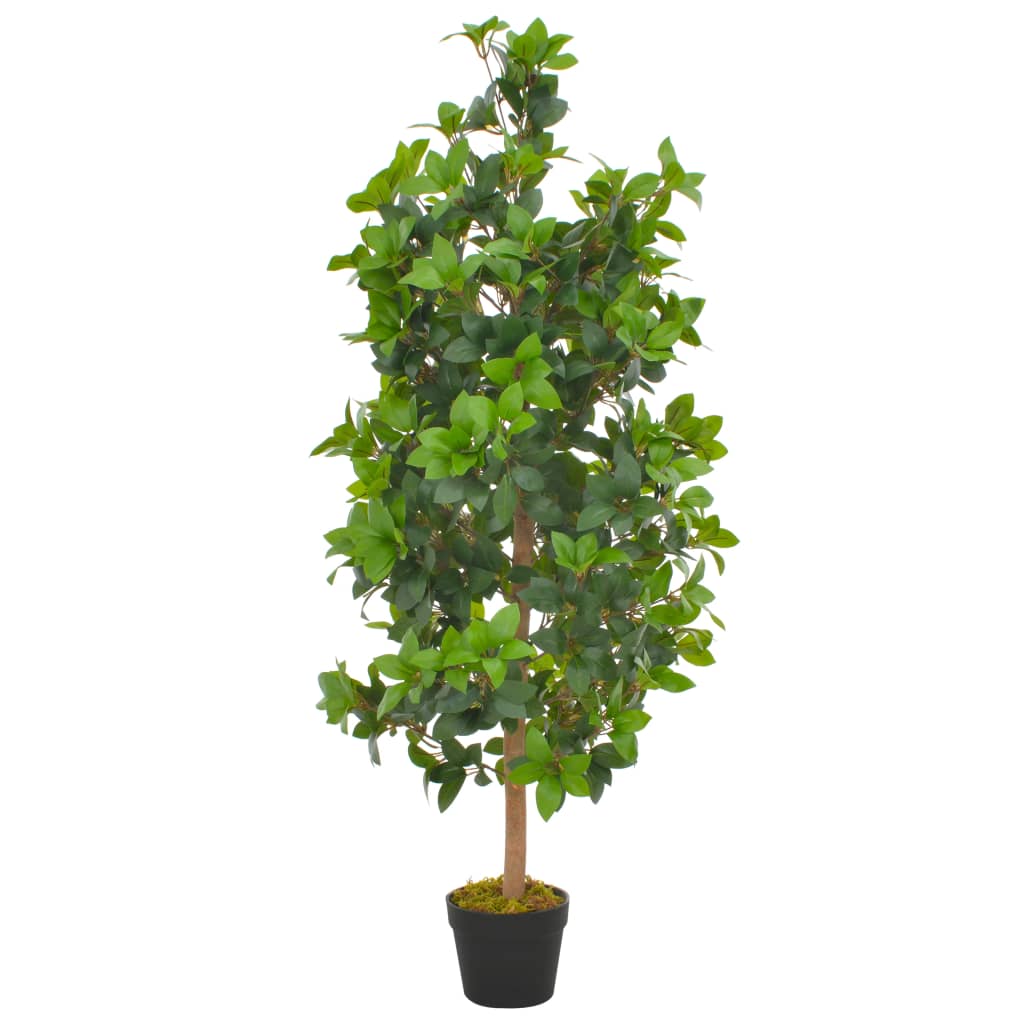 Planta artificiala dafin in ghiveci, vidaXL, Poliester, 120 cm, 1395, Verde