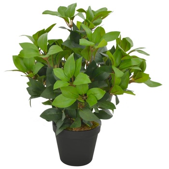 Planta artificiala vidaXL, Poliester, 40 cm, Verde Planta artificiala vidaXL, Poliester, 40 cm, Verde