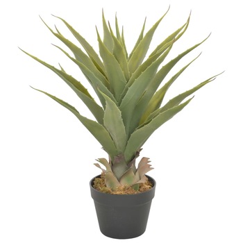 Planta artificiala vidaXL, Plastic, 60 cm, Verde Planta artificiala vidaXL, Plastic, 60 cm, Verde