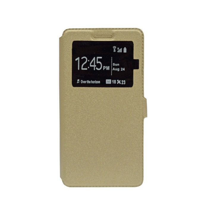 Калъф Omni BOOK WINDOL за Samsung Galaxy J1, Златен