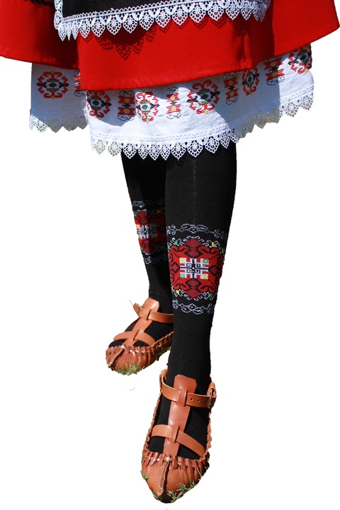 Чорапи Българка, с Фолклорни Мотиви, Модел 117