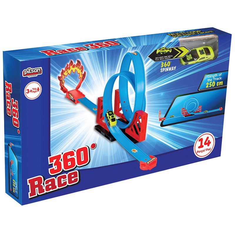 Set pista de joaca pentru copii, Race 360, Pilsan