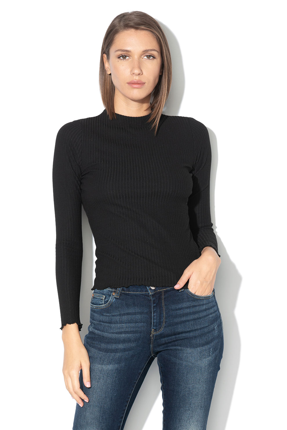 Only, Bluza cu striatii Emma, Negru